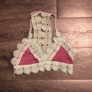 Mint green and pink bralette 2/25$